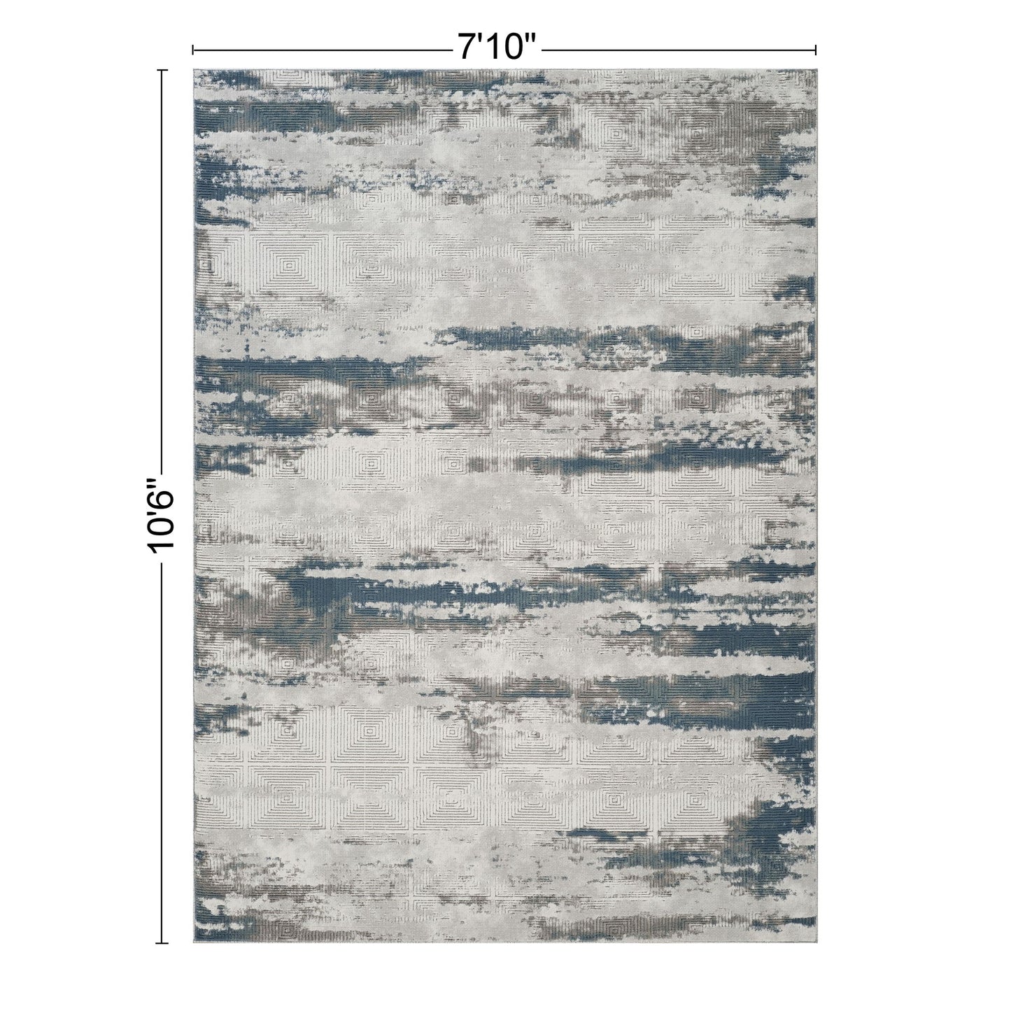 Geometrix - Contemporary Area Rug Icona Home Decor