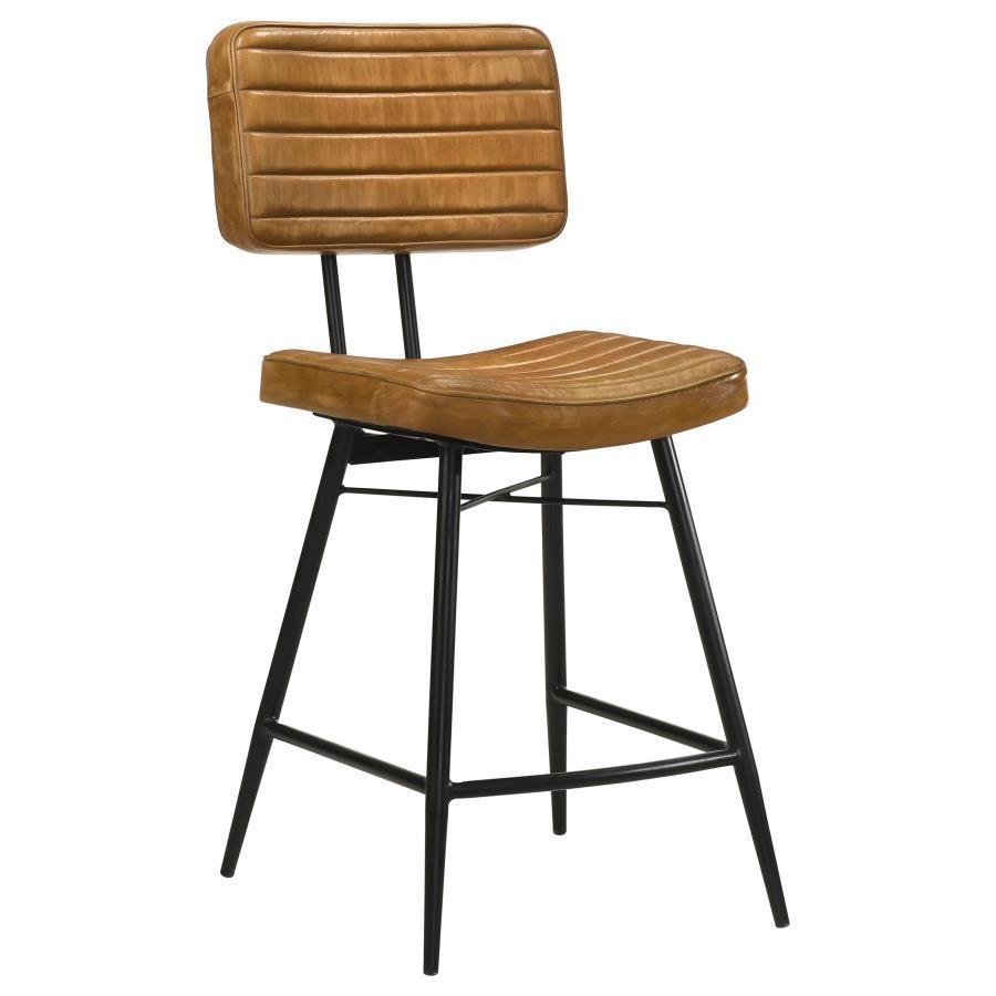 Partridge - Leather Counter Chair (Set of 2) CoasterElevations