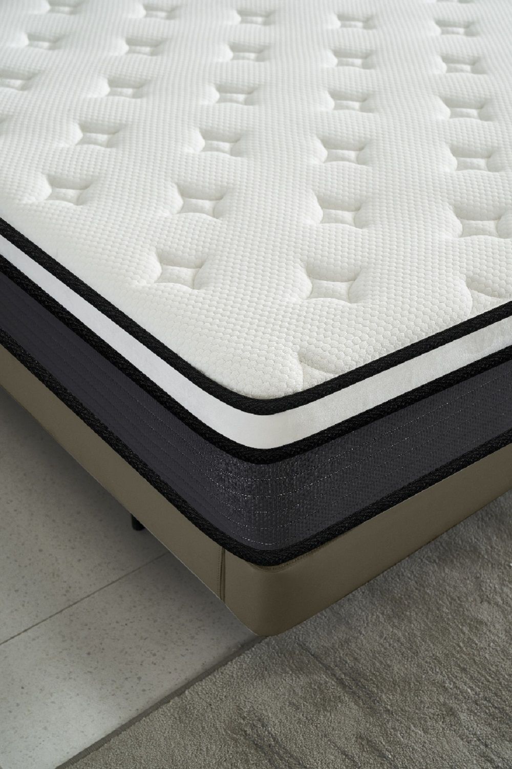 10" Hybrid Pillow Top Mattress A Box With Breathable And Hypoallergenic Design, Medium Firm For Lumbar Support US Pride