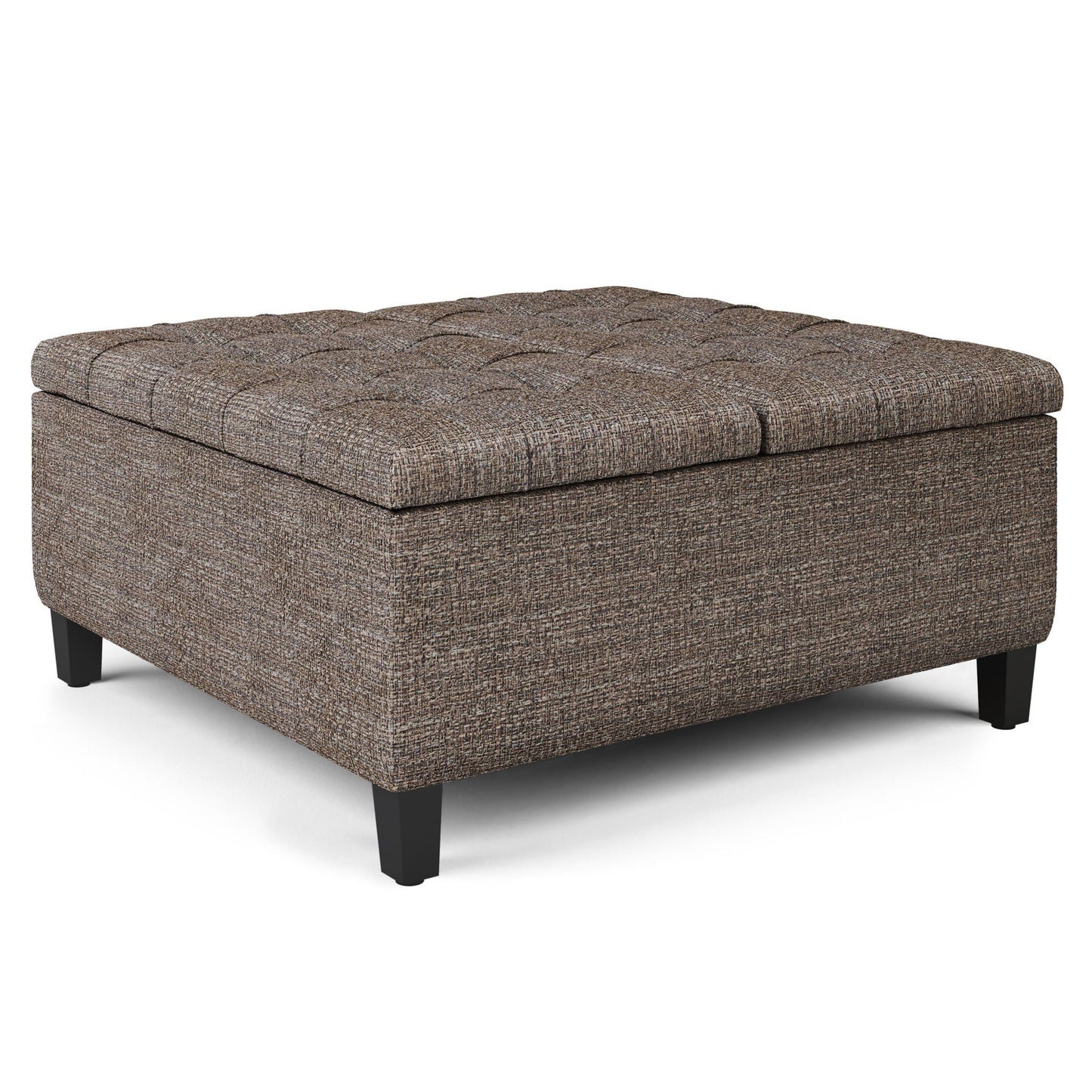 Harrison - Upholstered Coffee Table Storage Ottoman Simpli-Home