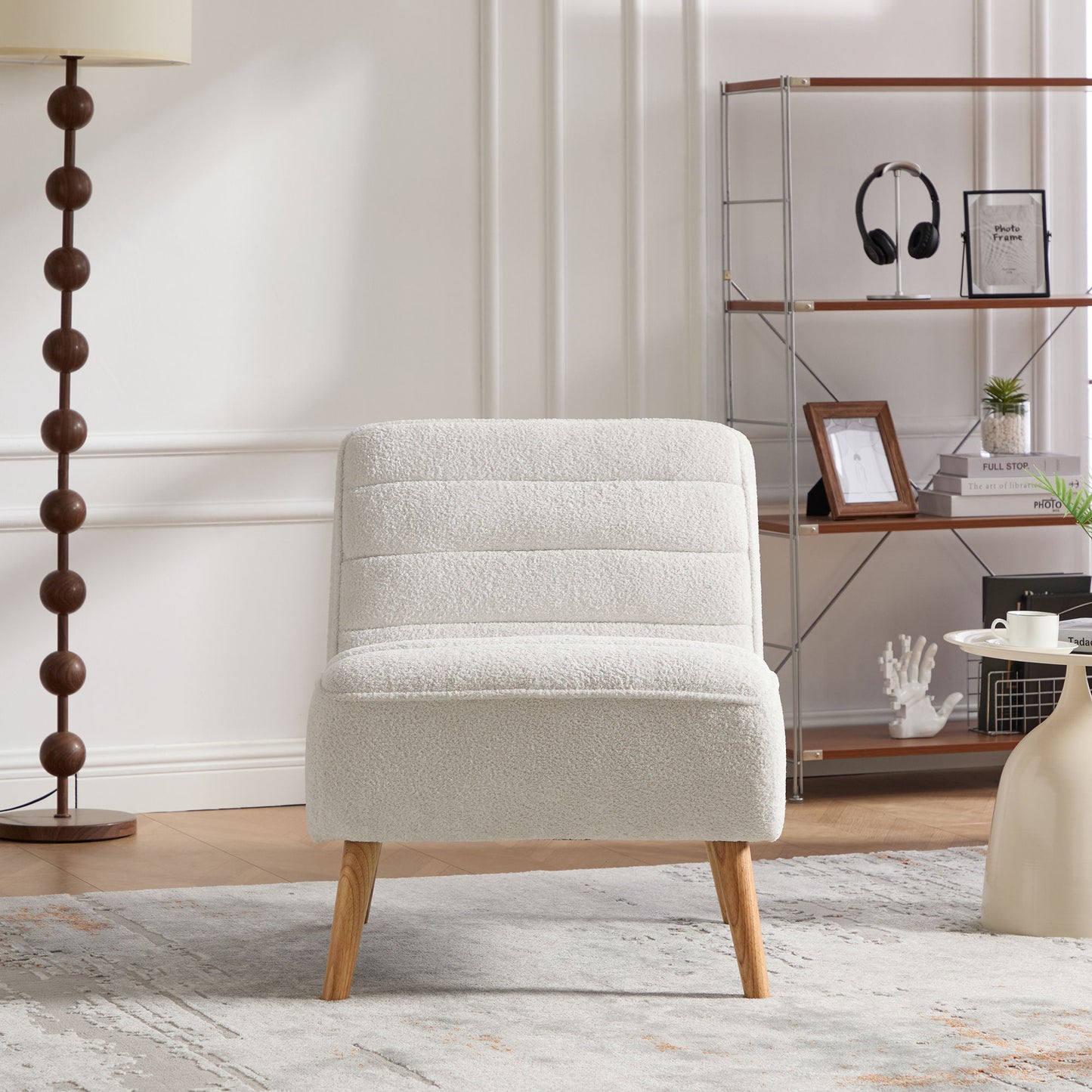 Upholstered Armless Accent Chair Home Essentials