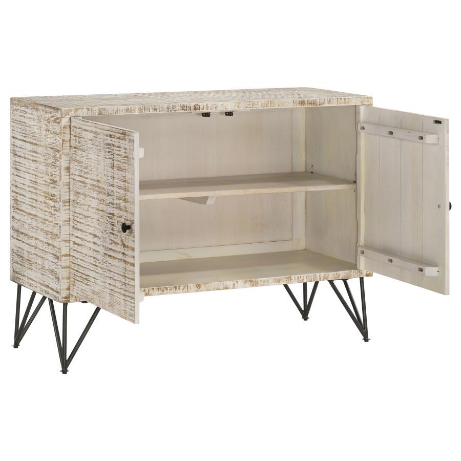 Eileen - 2 Door Wood Storage Accent Cabinet CoasterEssence