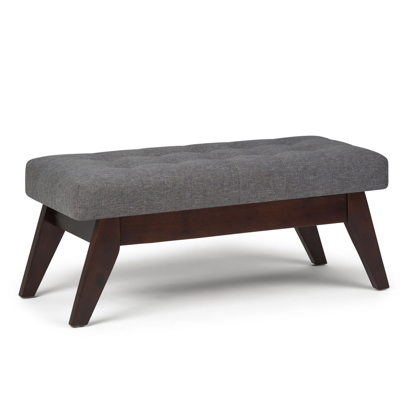 Draper - Upholstered Mid Century Tufted Ottoman Bench Simpli-Home