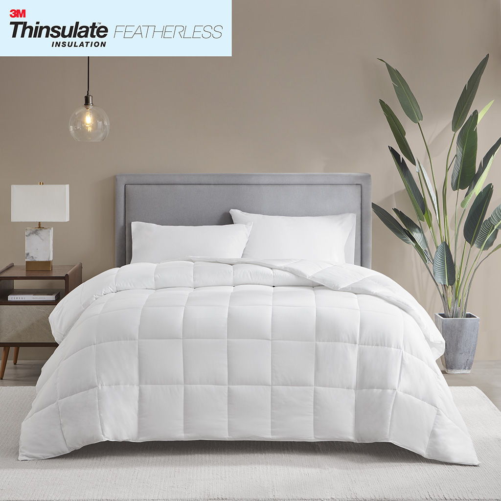 Warmer - Alternative 3M Thinsulate Twin Comforter - White Sleep Philosophy