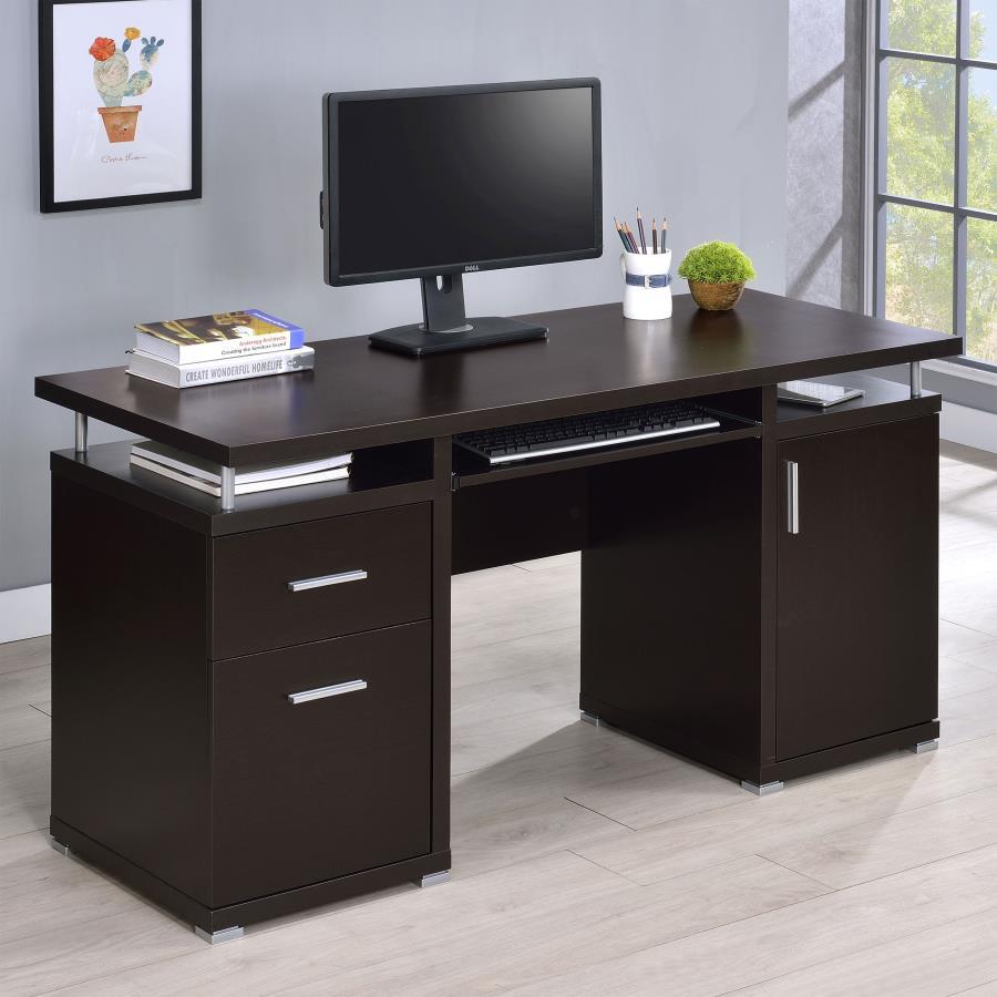 Tracy - 2-Drawer Office Computer Desk CoasterEveryday