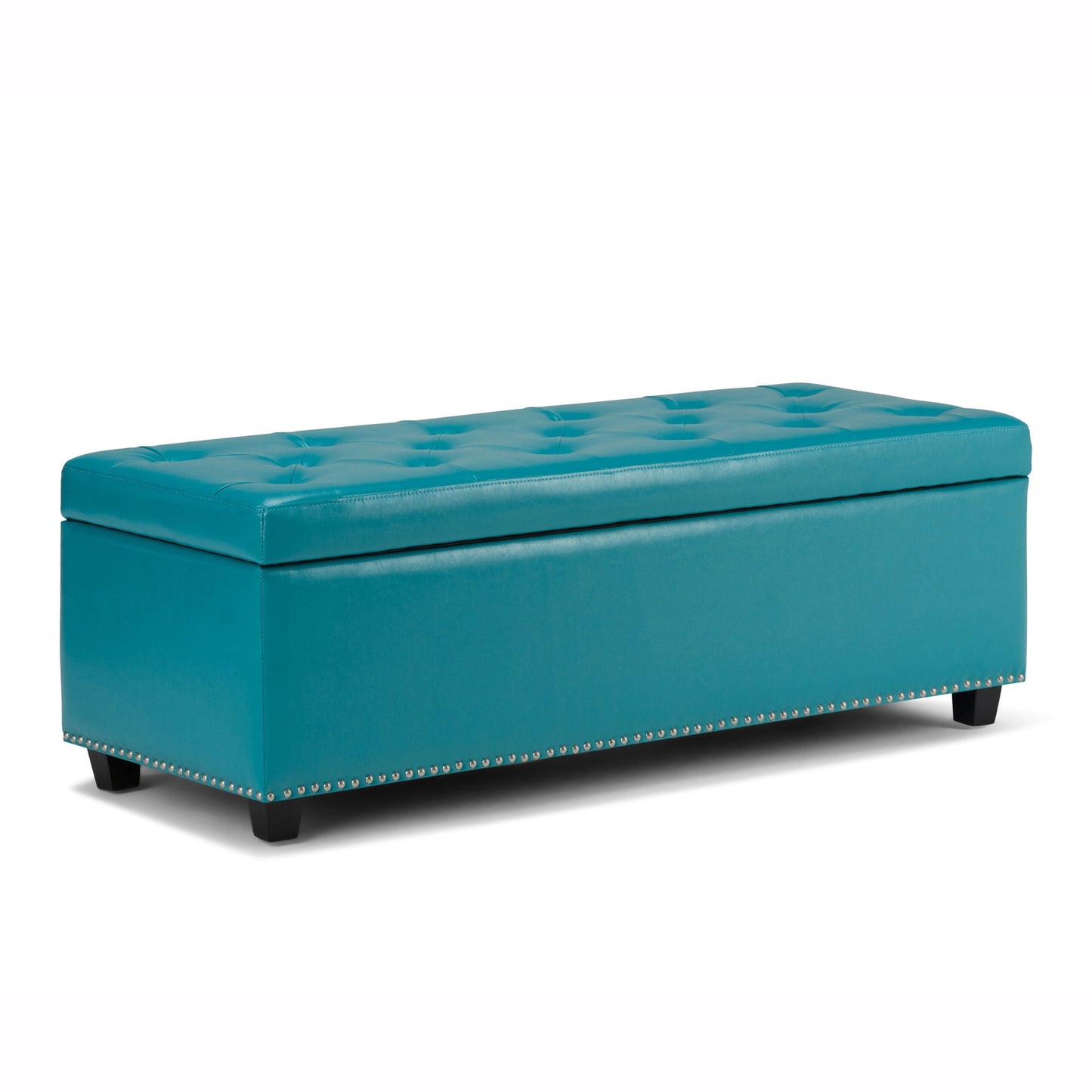 Hamilton - Upholstered Storage Ottoman Simpli-Home