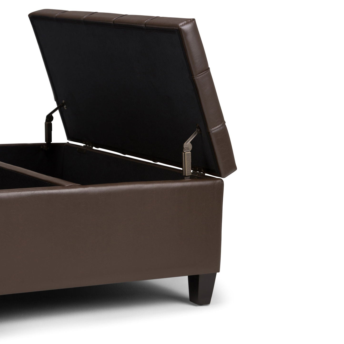 Harrison - Upholstered Coffee Table Storage Ottoman Simpli-Home