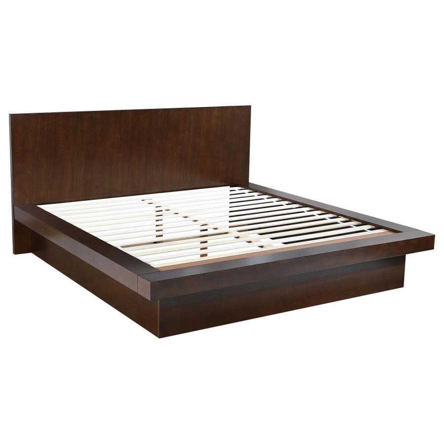 Jessica - Wood LED Panel Bed CoasterEssence