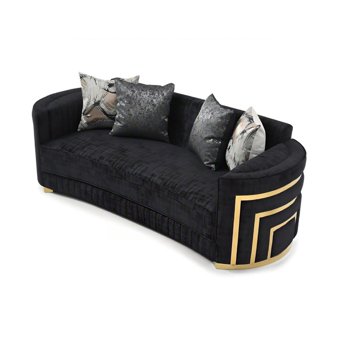 Soledad - Sofa With Upholstery And Hued Accents - Black Glory Furniture