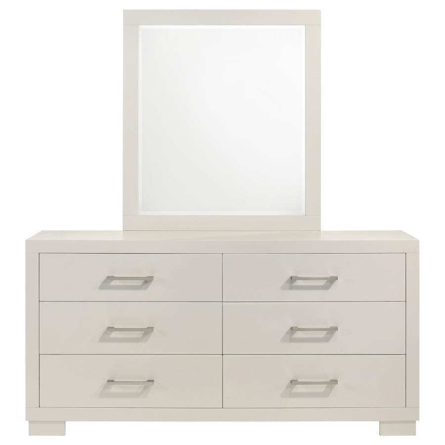 Jessica - 6-Drawer Dresser With Mirror CoasterEssence