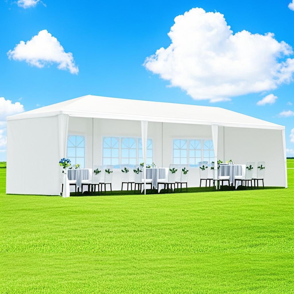 10X20' Outdoor Garden Gazebo Wedding Party Tent Canopy Marquee With Removable Sidewalls Home Essentials