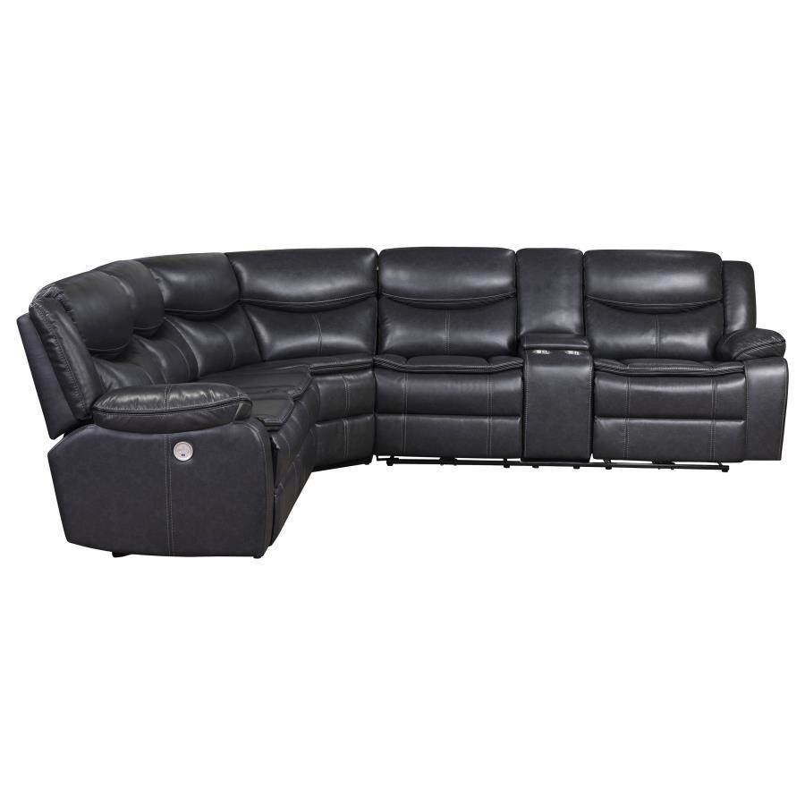 Sycamore - Upholstered Power Reclining Sectional Sofa Coaster Fine Furniture