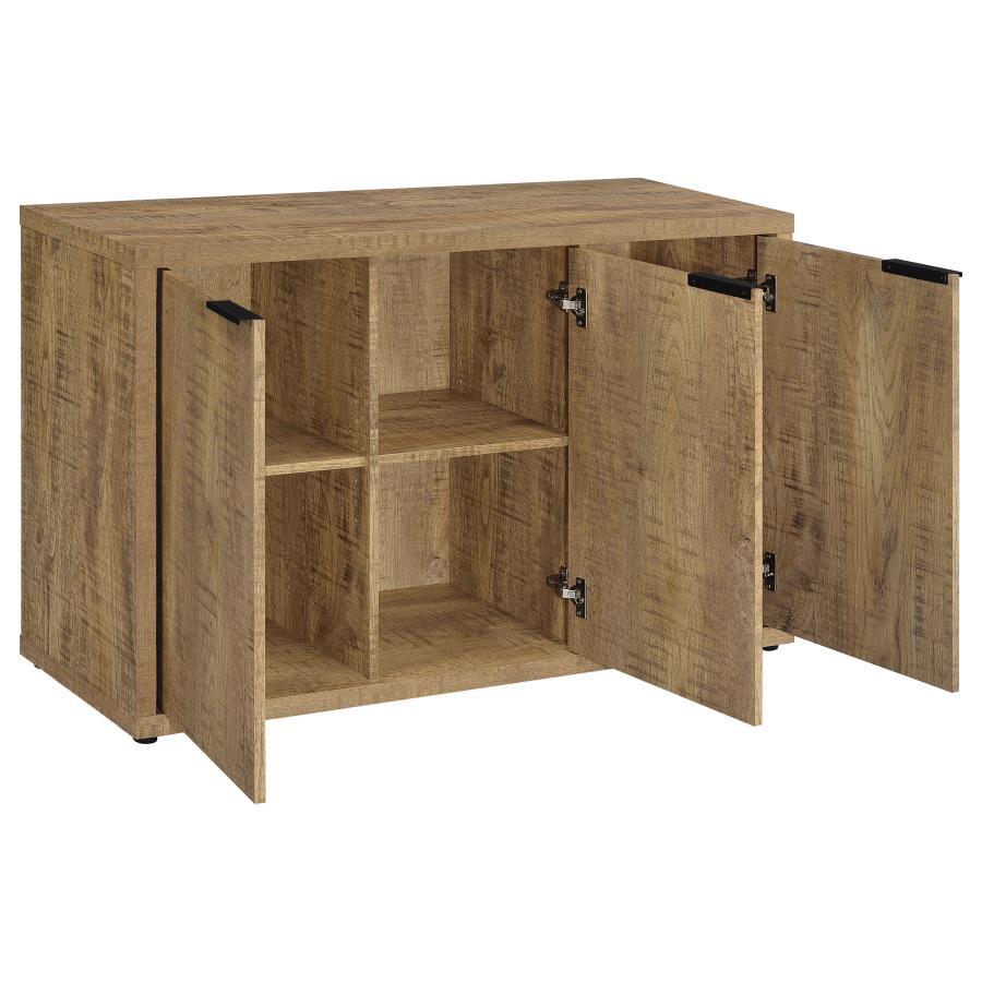 Pepita - 3 Door Engineered Wood Accent Cabinet - Mango Brown Coaster Fine Furniture