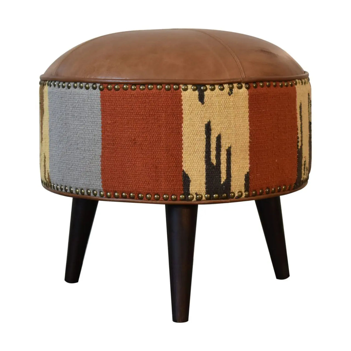 Footstool - Brown Artisan Furniture