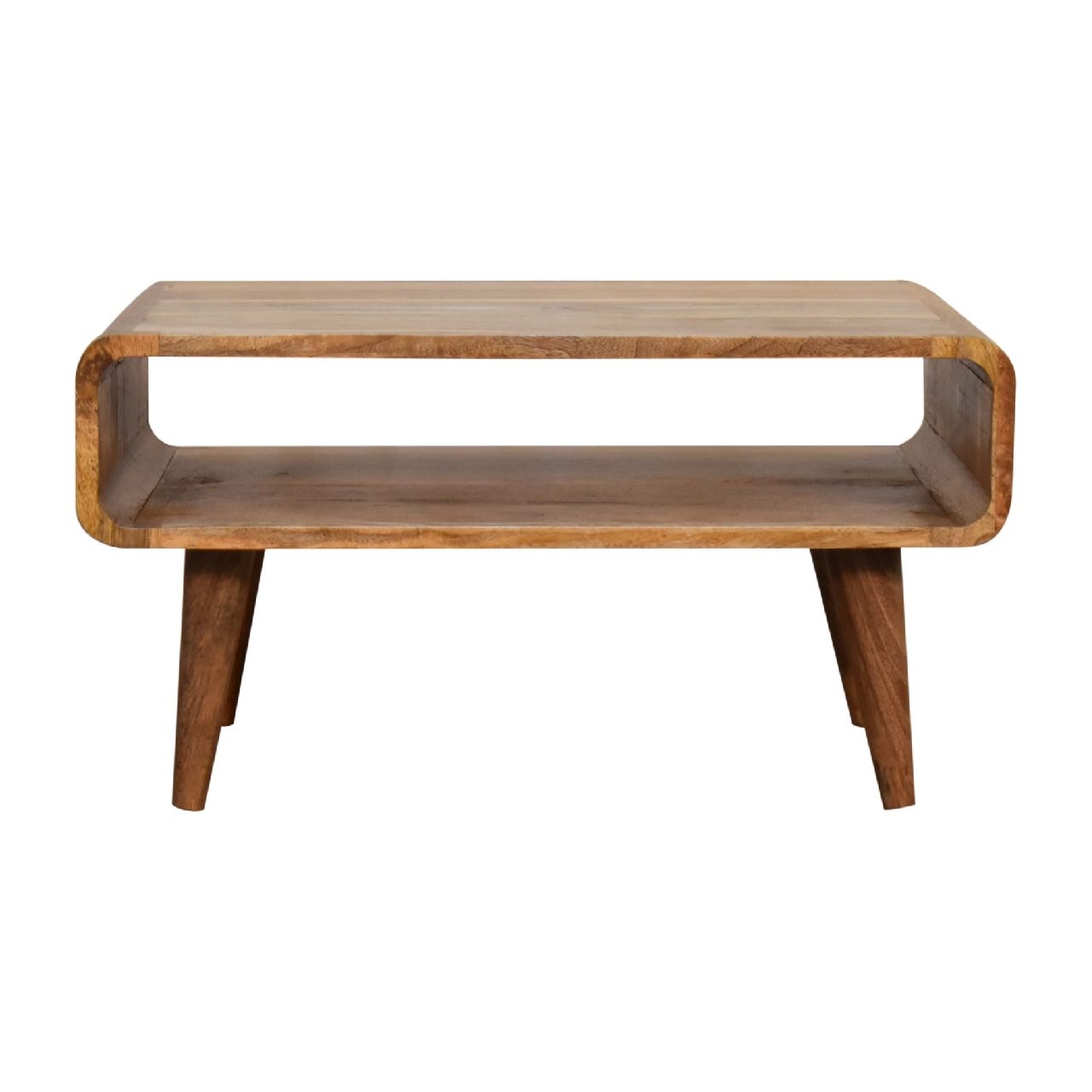 Solid Wood Open Media Unit Artisan Furniture
