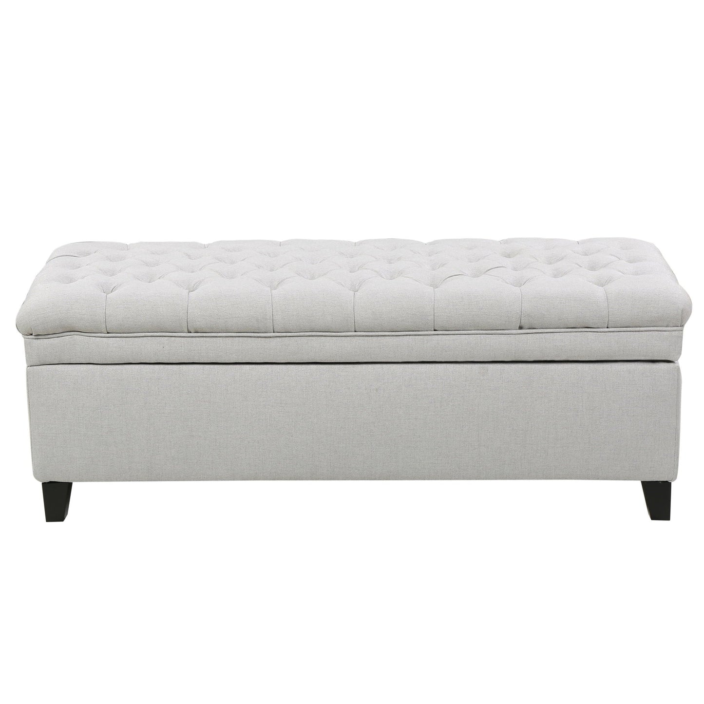 Juliana - Storage Ottoman With Birch Legs Noble House
