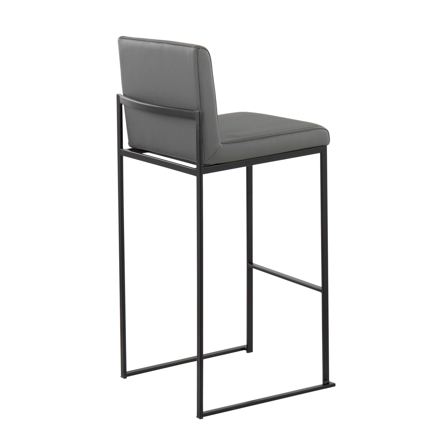 Fuji - Contemporary High Back Barstool Elegant Design Lumi Source