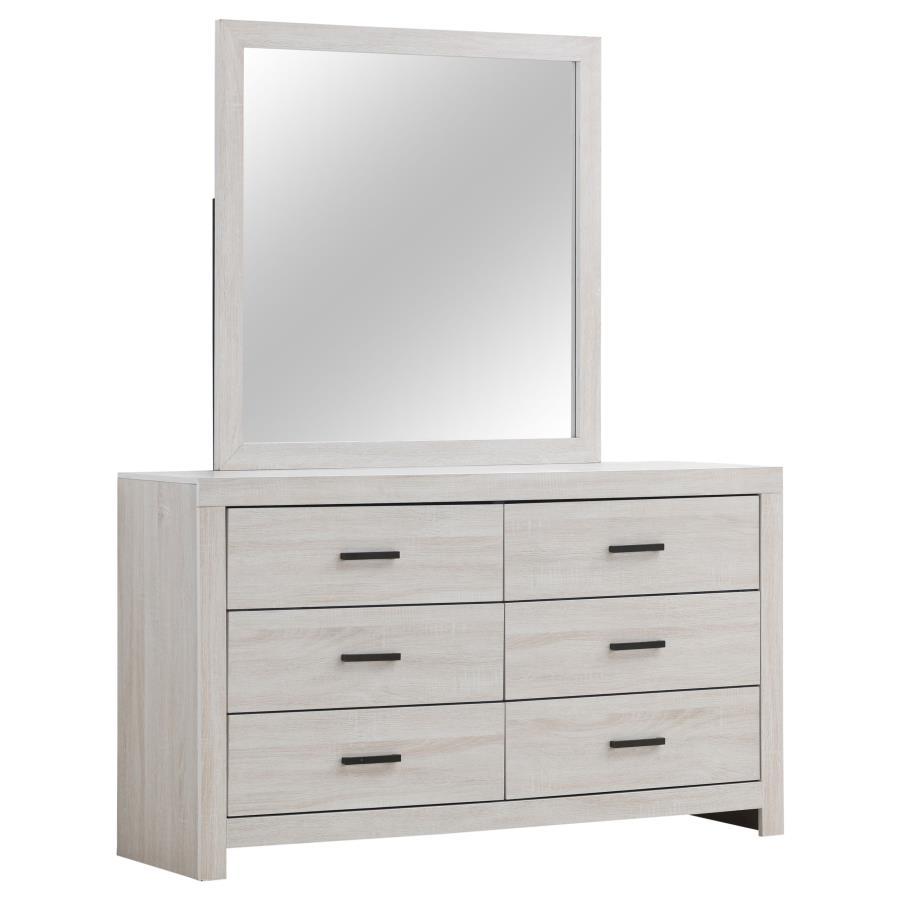 Brantford - 6-Drawer Dresser With Mirror CoasterEveryday