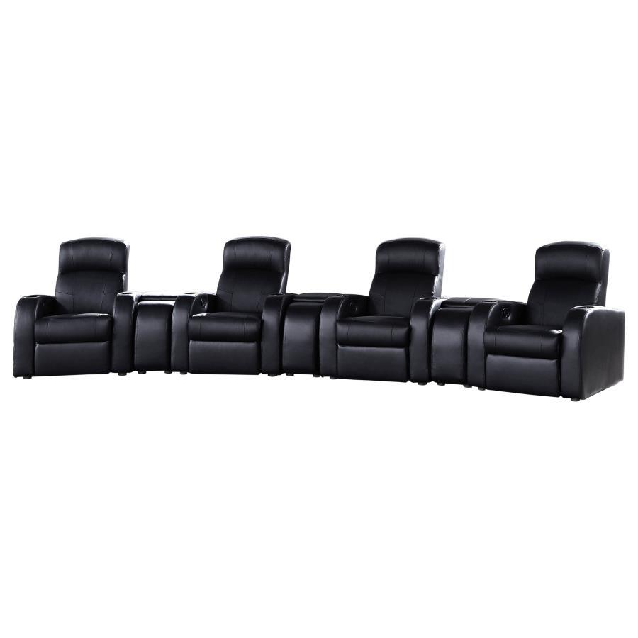 Cyrus - Upholstered Home Theater Seating CoasterEssence