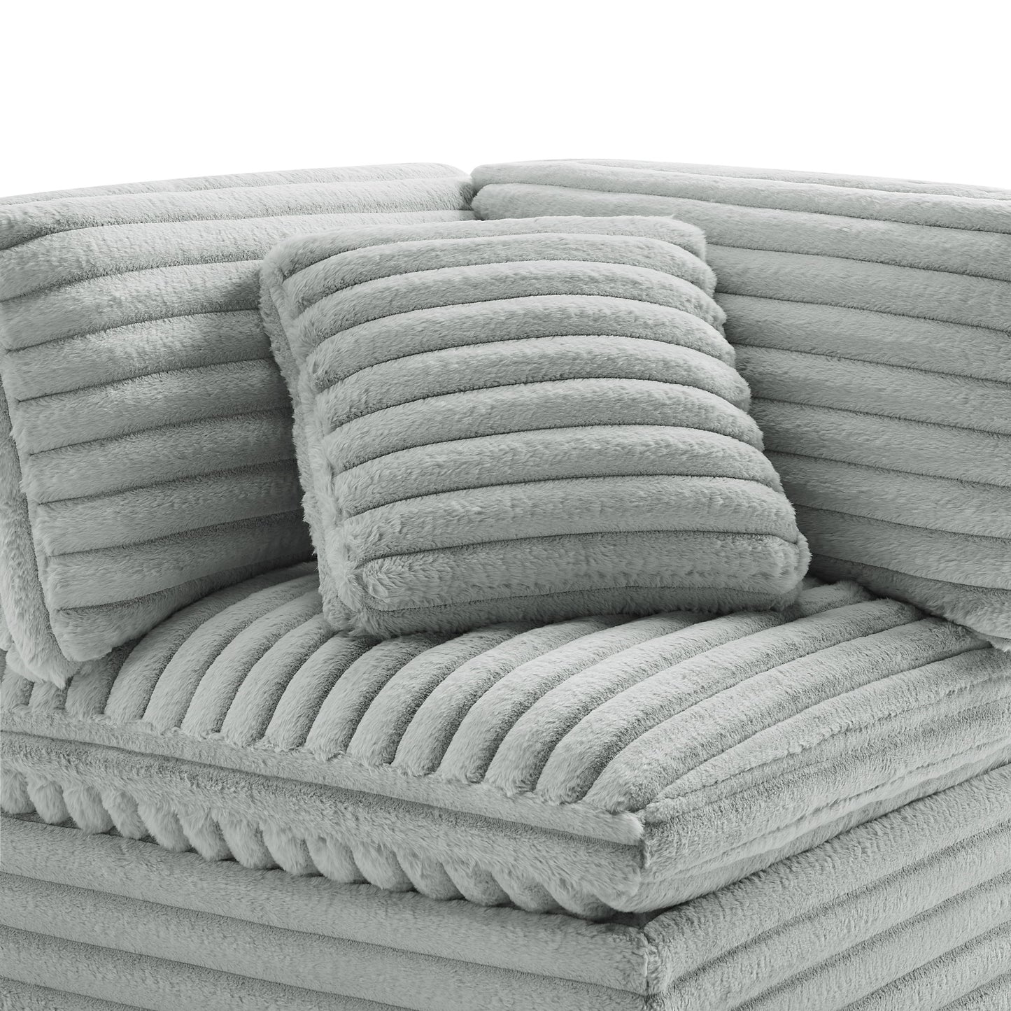 Jenny - 5 Piece Sectional - Gray Home Essentials