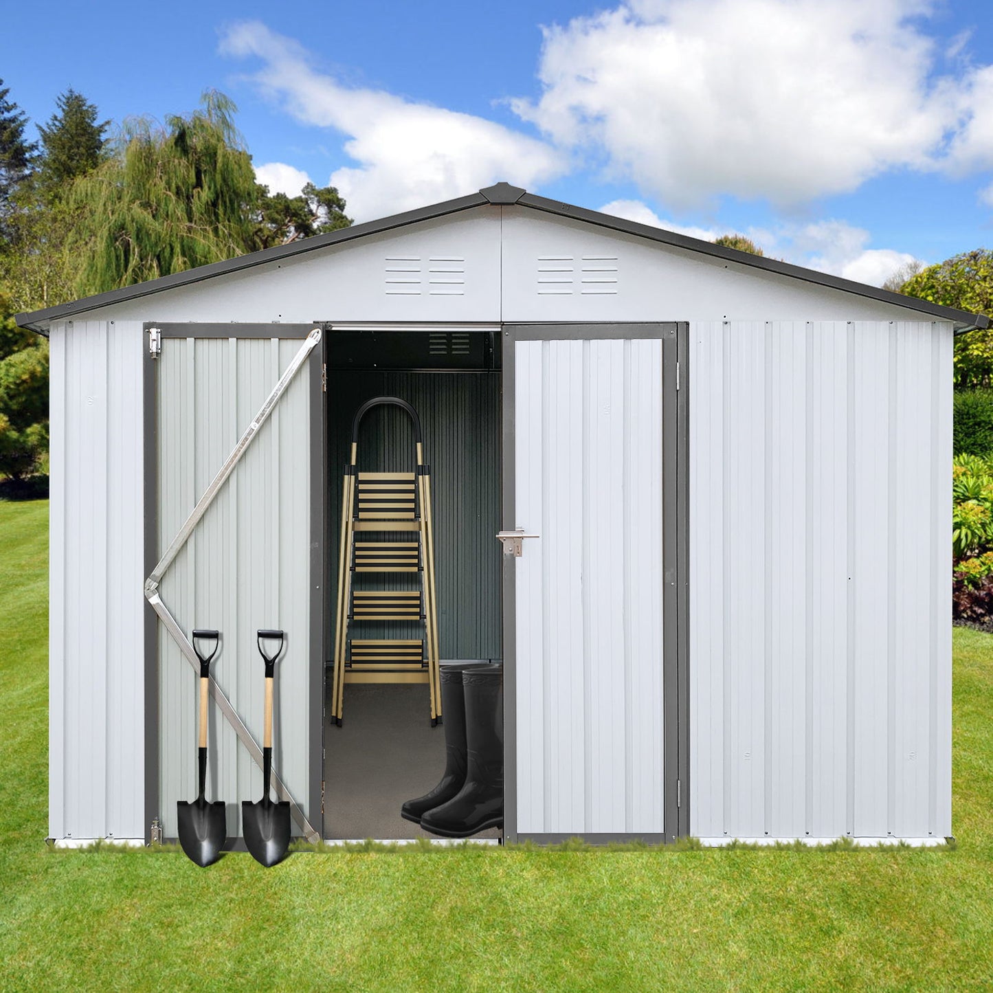 10' x 12' Garden Sheds Outdoor Storage Sheds Daily Nest
