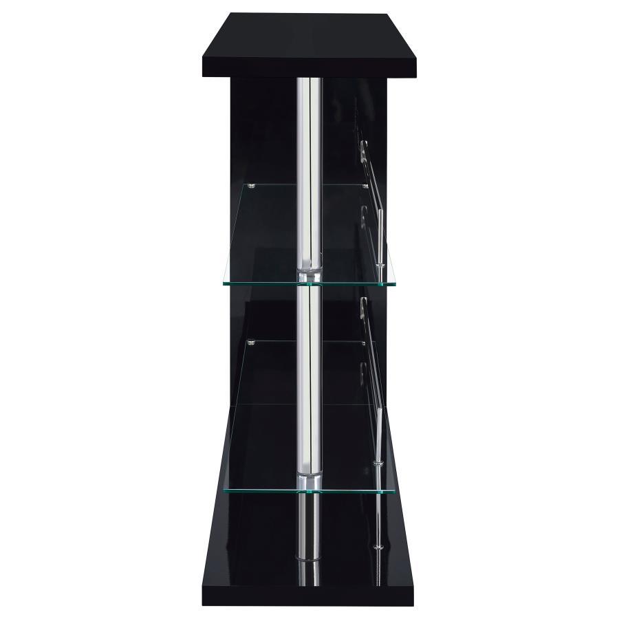 Prescott - Rectangular 2-Shelf Bar Unit CoasterEssence