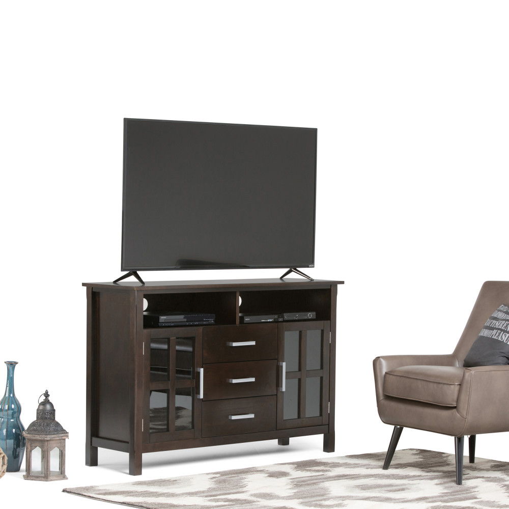 Kitchener - Handcrafted TV Media Stand Simpli-Home