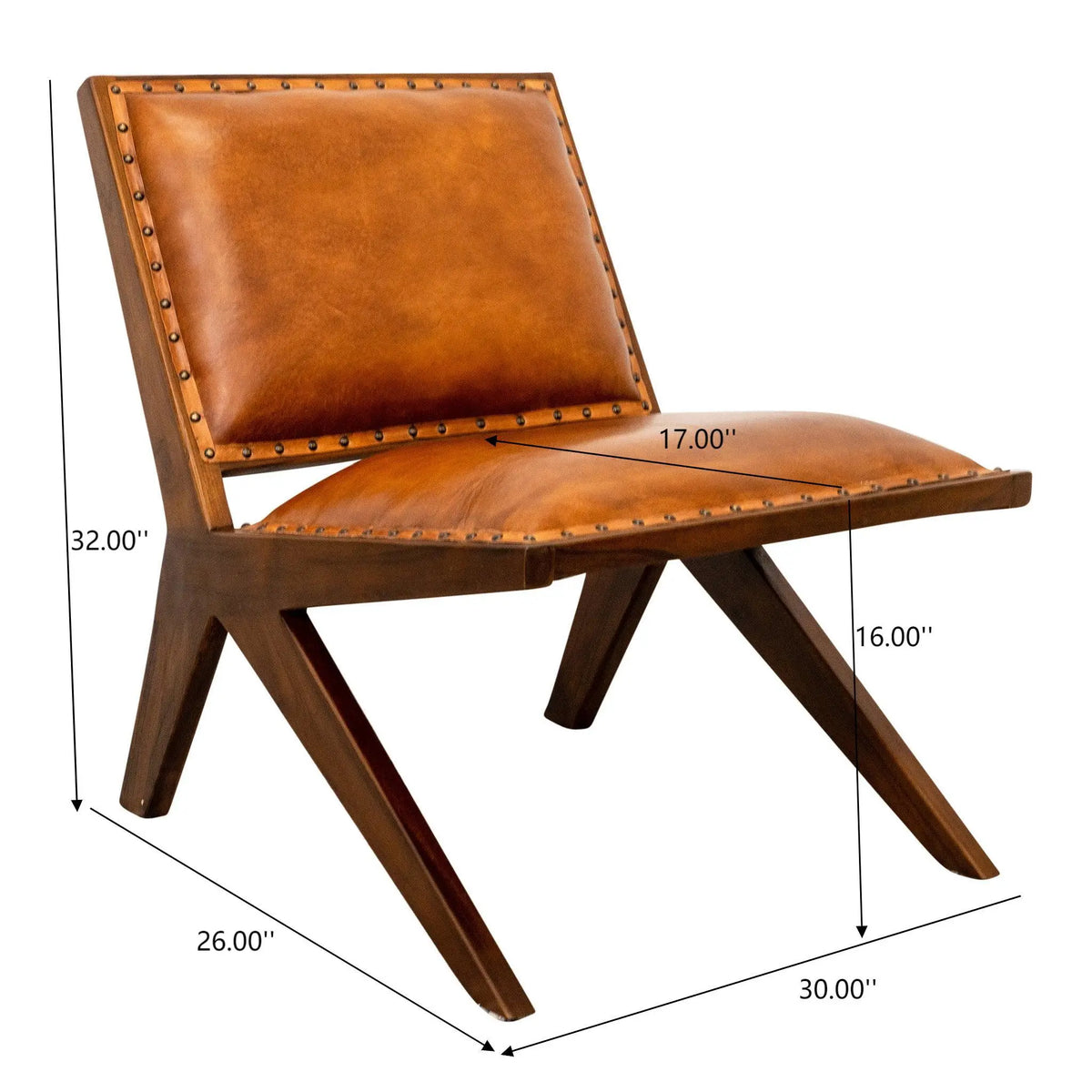 Colin - Lounge Chair - Brown / Tan Ashcroft Furniture