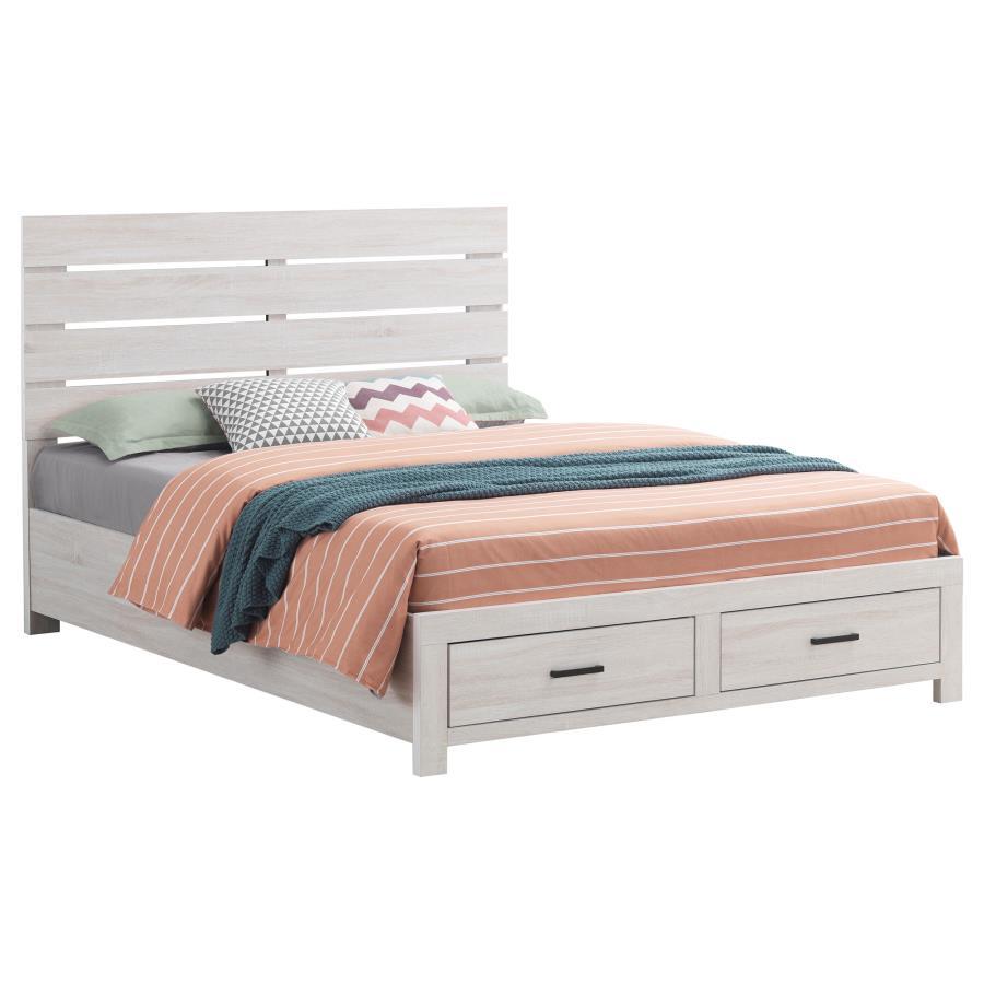 Brantford - Wood Storage Panel Bed CoasterEveryday