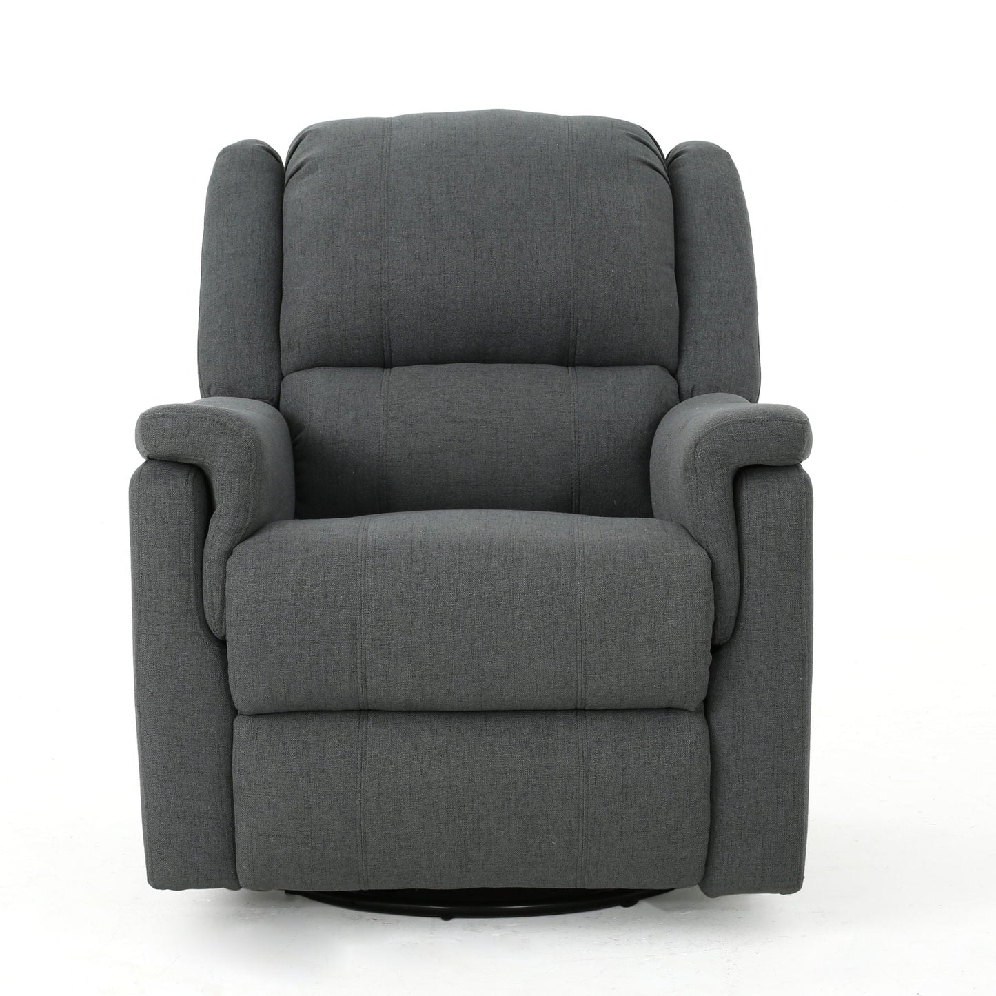 Glider Recliner With Swivel, Manual Reclining Chair Noble House