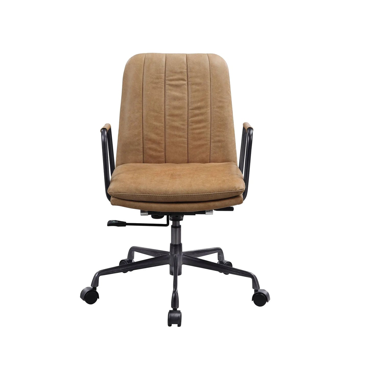 Eclarn - Top Grain Leather Office Chair - Brown Acme