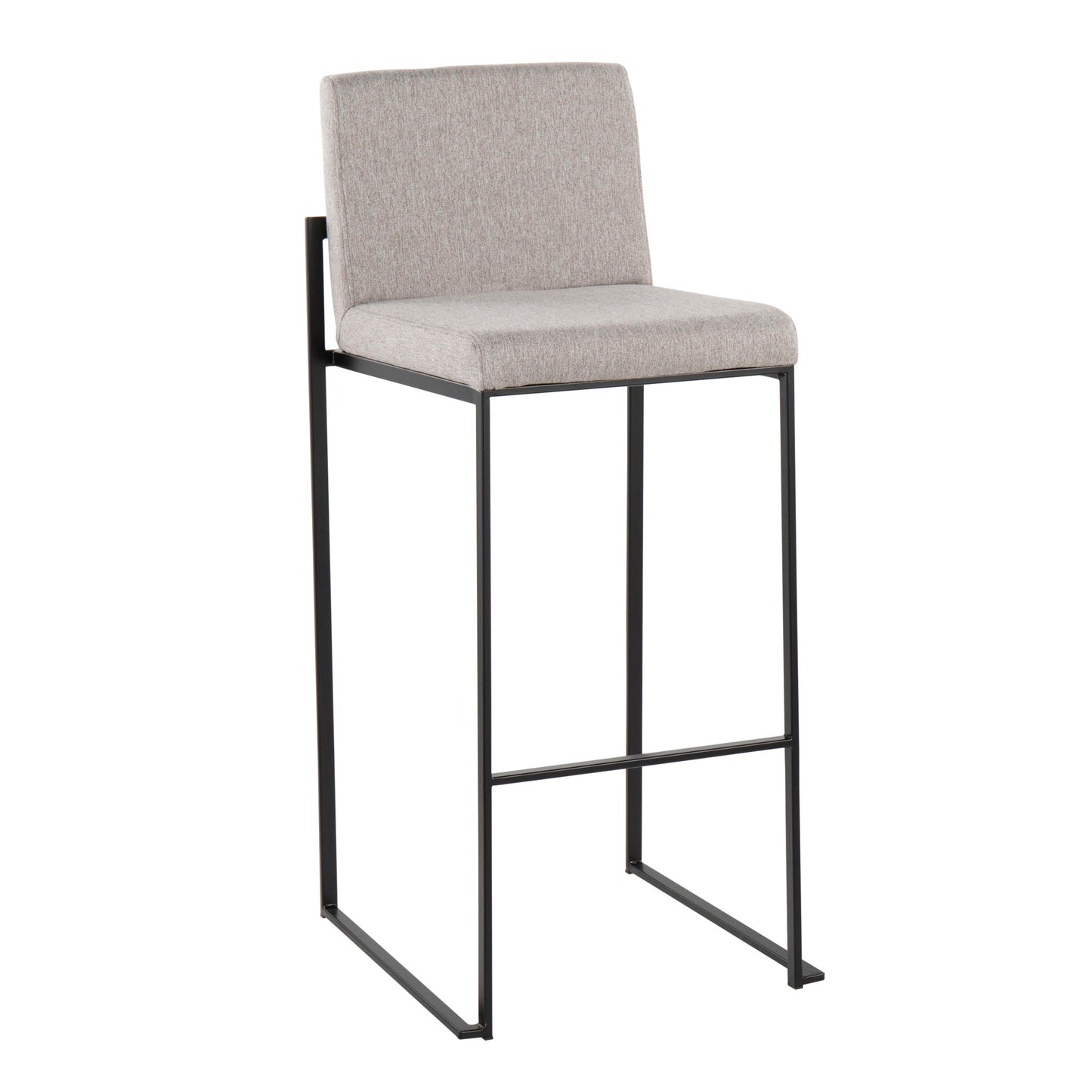 Fuji - Contemporary High Back Barstool Elegant Design Lumi Source