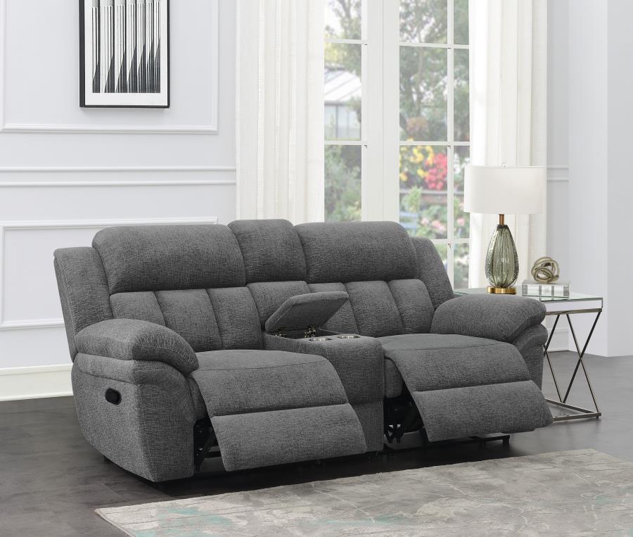 Bahrain - Upholstered Motion Loveseat CoasterEssence
