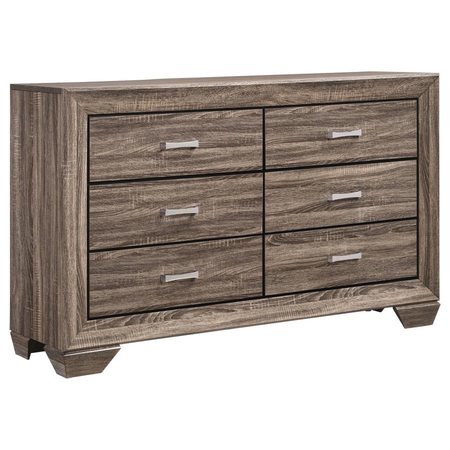 Kauffman - 6-Drawer Dresser CoasterEveryday