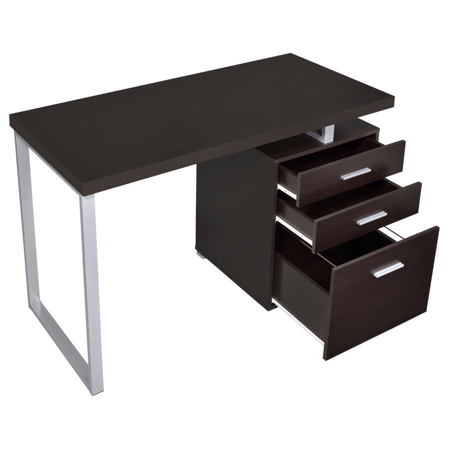 Brennan - 3-Drawer Office Computer Desk CoasterEveryday