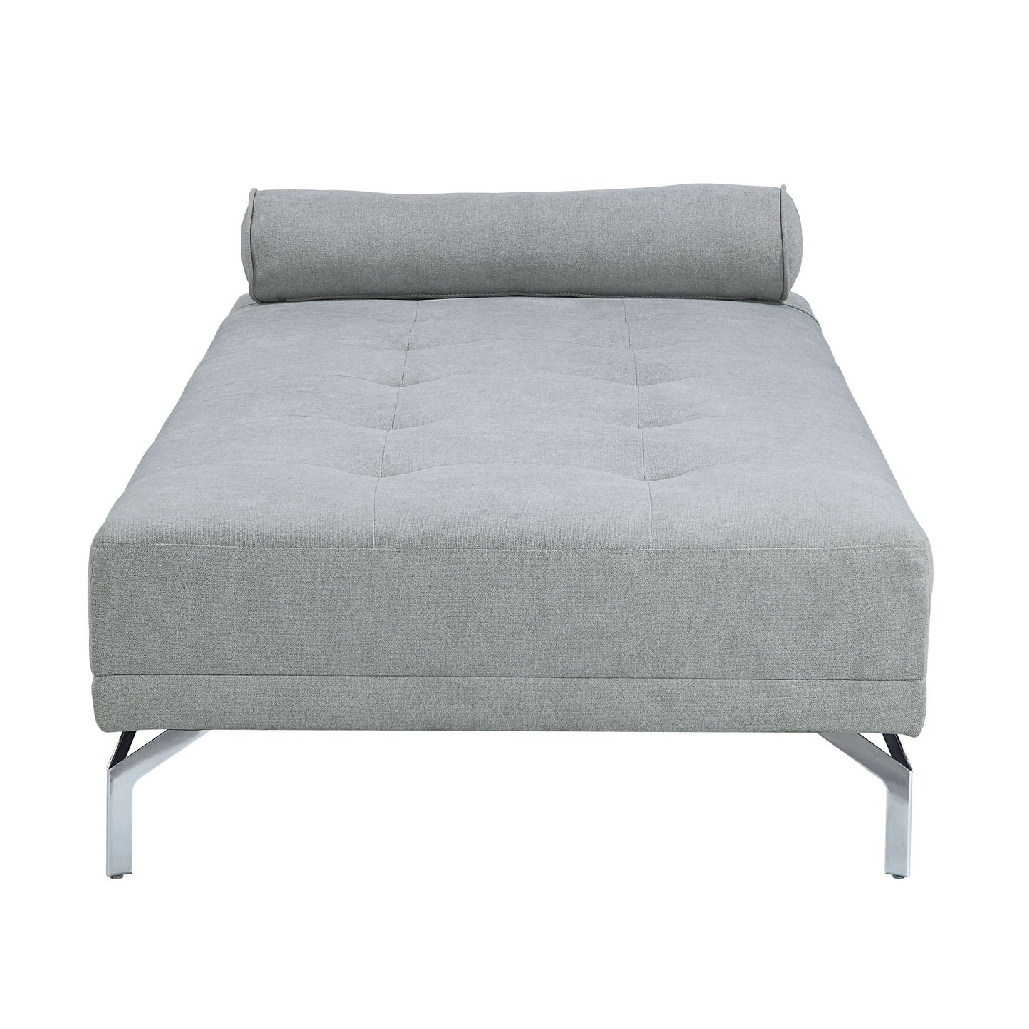 Quenti - Velvet Sofa Bed With Pillow - Gray Acme