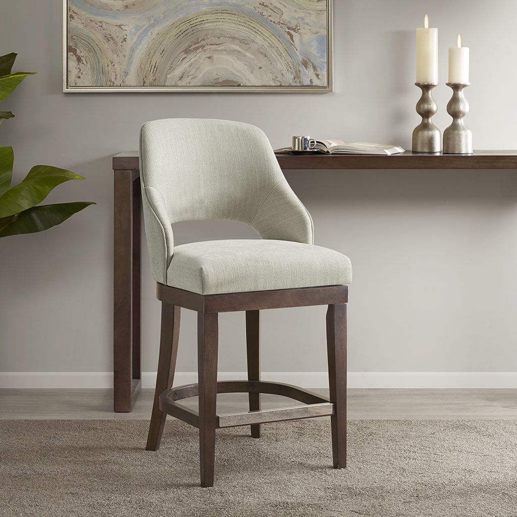 Jillian - Counter Stool With Swivel Seat - Cream Madison Park