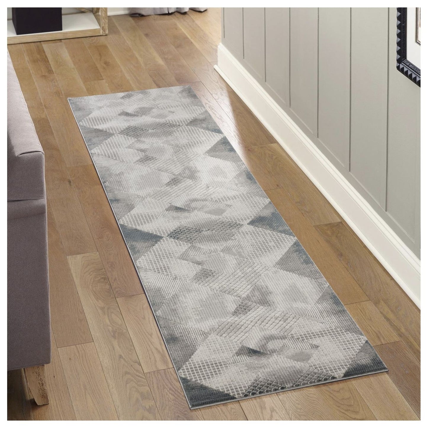 Geometrix - Area Rug With Geometric Effect Icona Home Decor