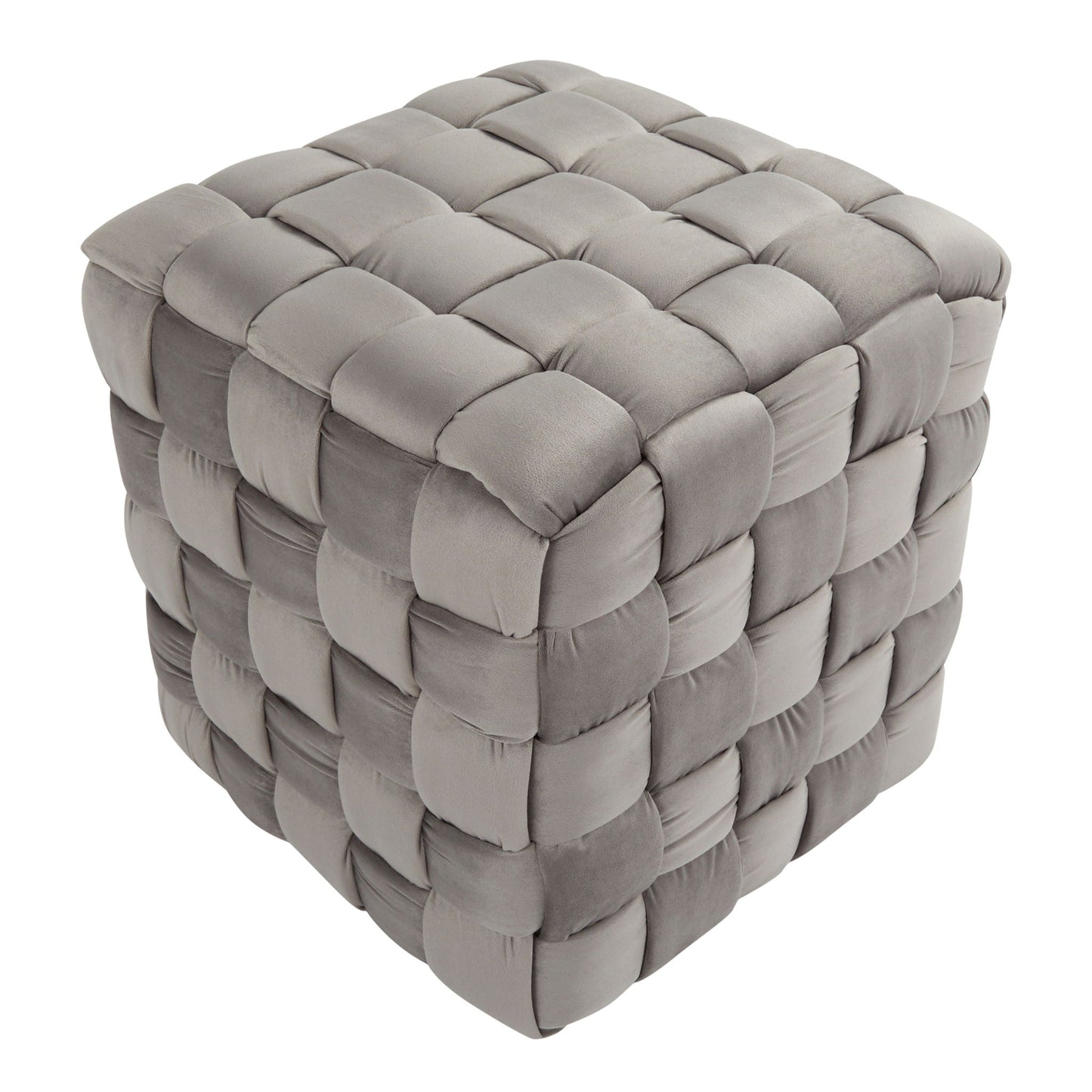 Square Braided Ottoman - Lumi Source