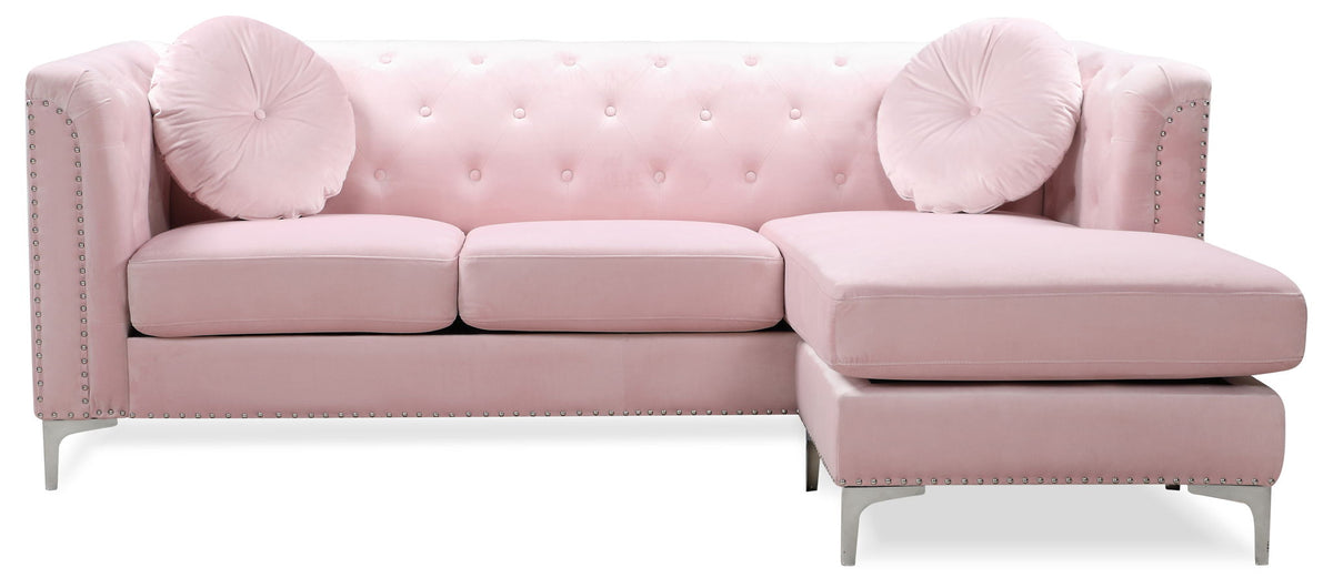 Pompano - Micro Suede Sofa Chaise Glory Furniture