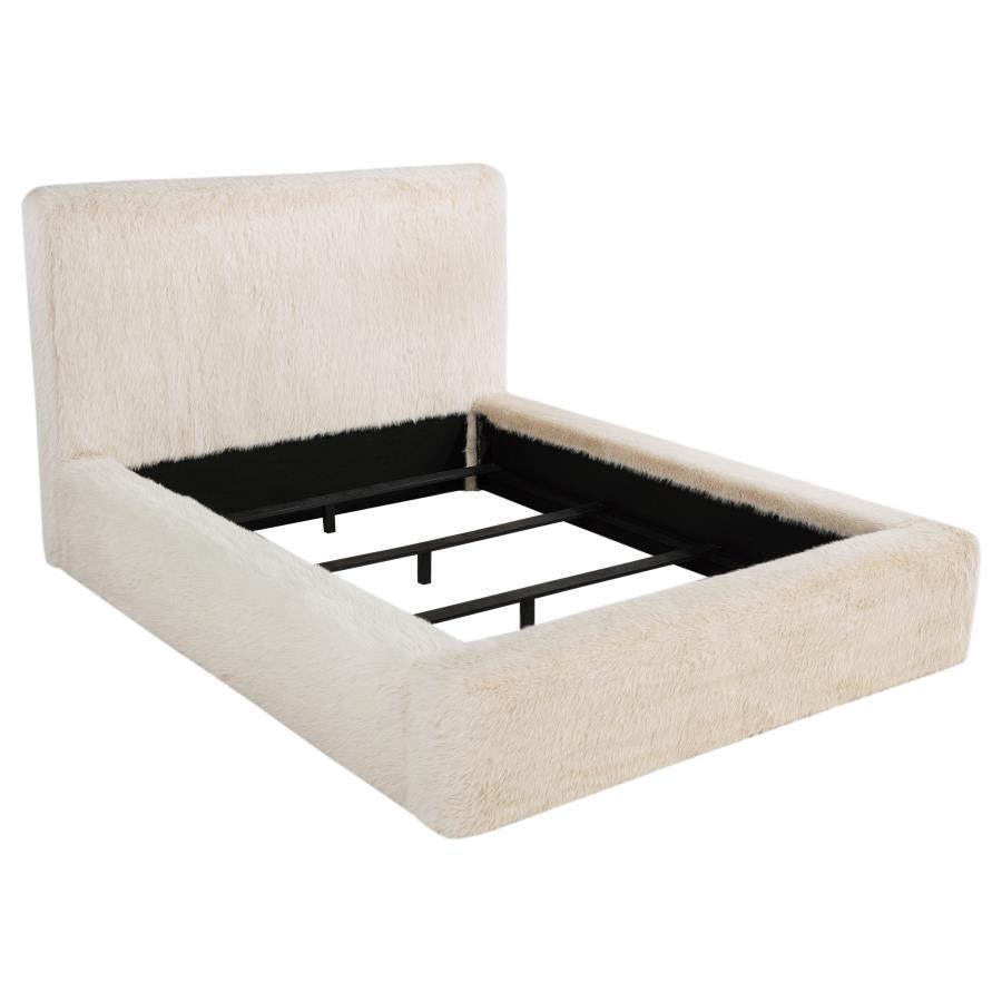 Rebecca - Faux Fur Upholstered Bed