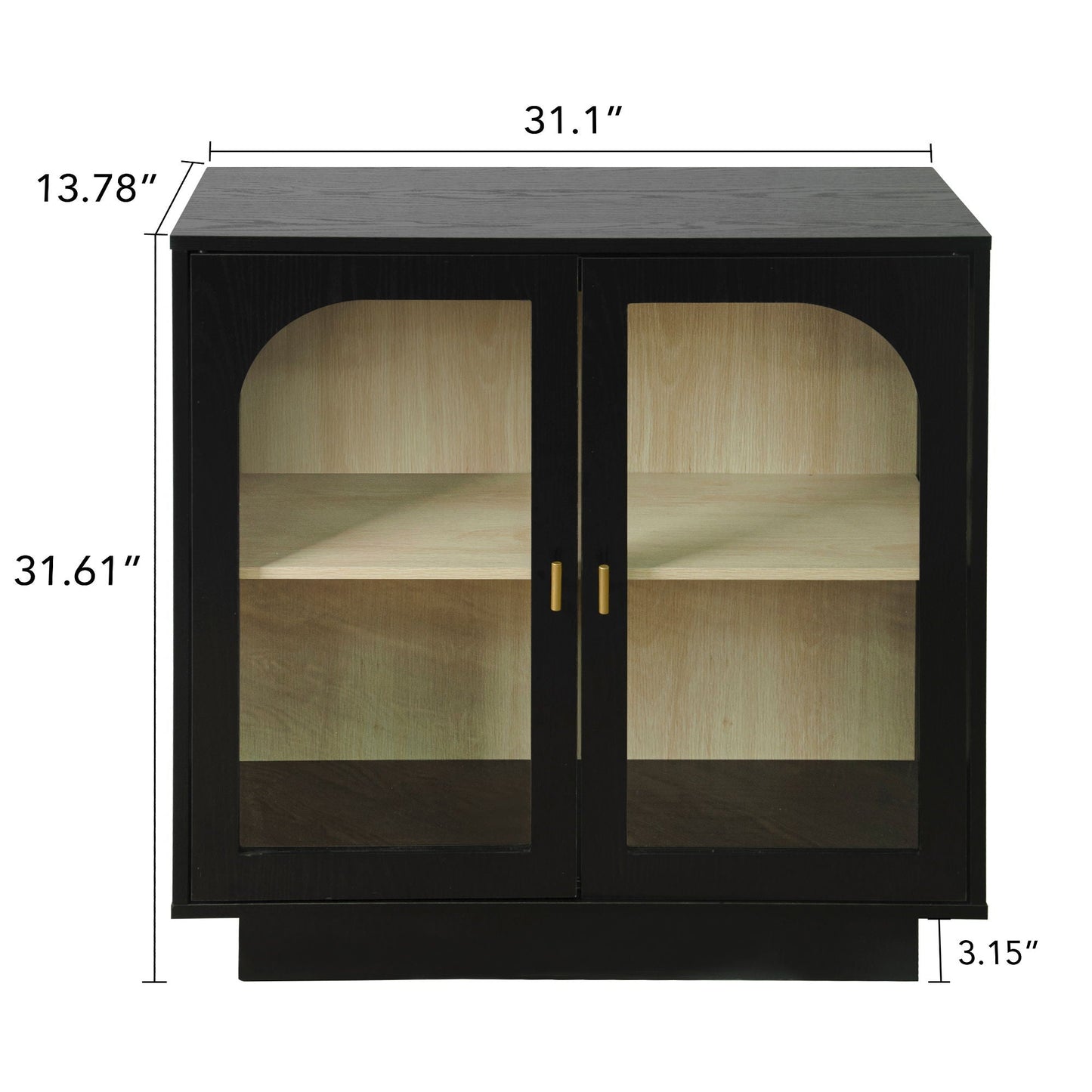 Storage Cabinet With Acrylic Door For Living Room Home Essentials