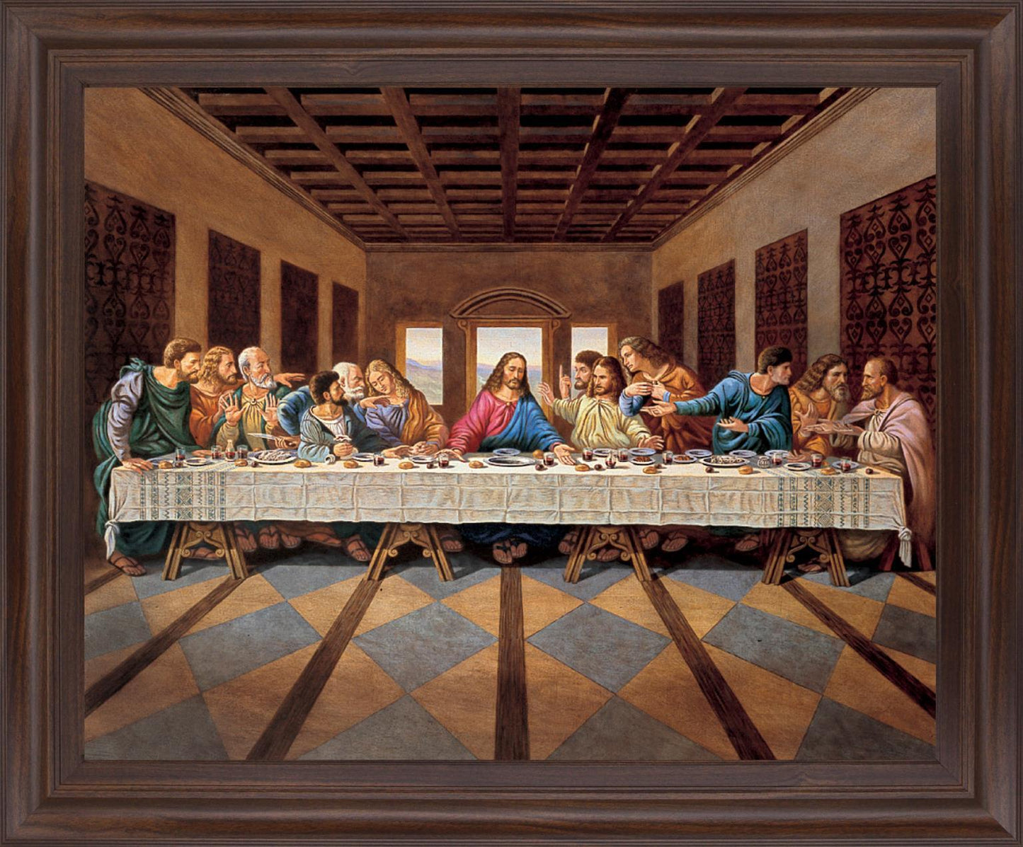 Renaissance Gathering - 28" x 34" Framed Wall Art Classy Art