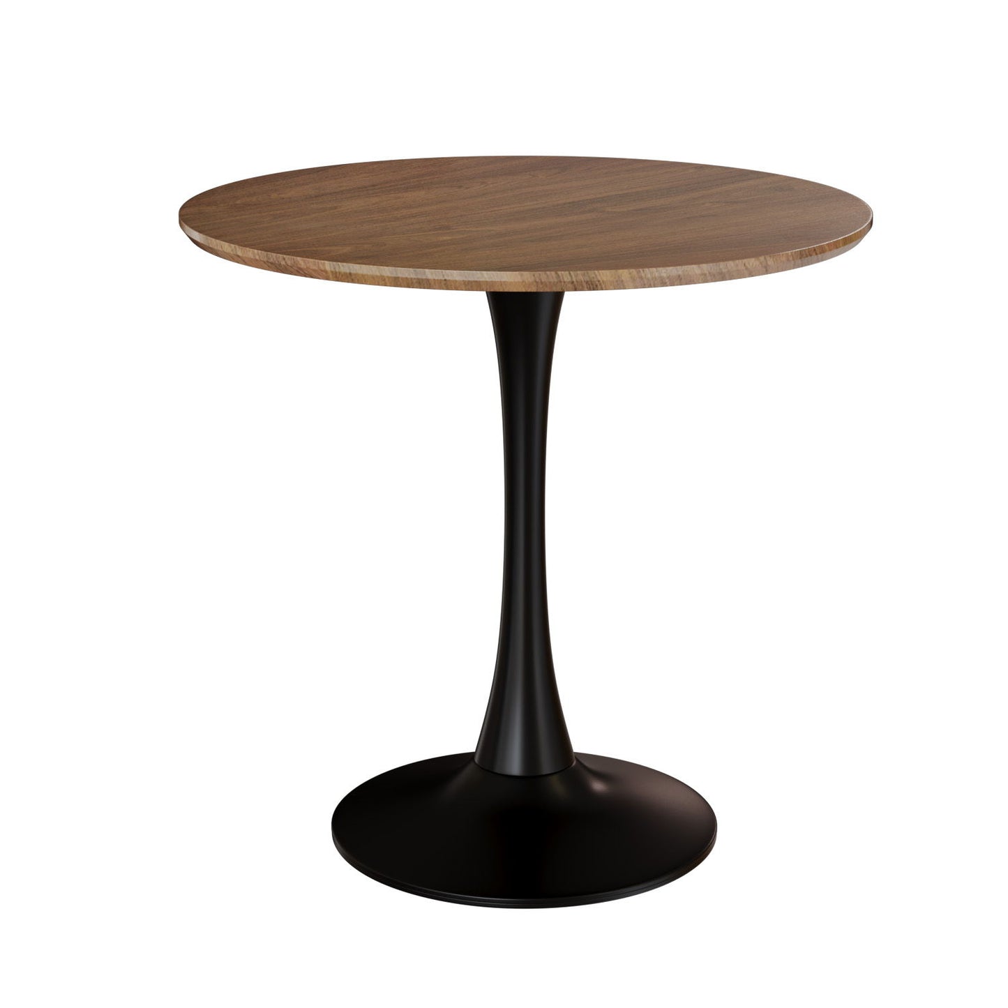 Mid-Century Round Dining Table With Pedestal Base For 2 - 4 People Home Essentials