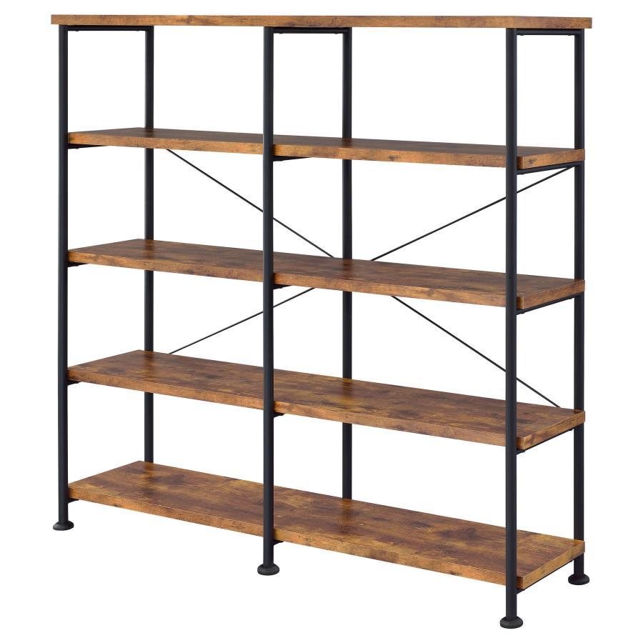 Analiese - 4-Shelf Double Bookshelf CoasterEveryday