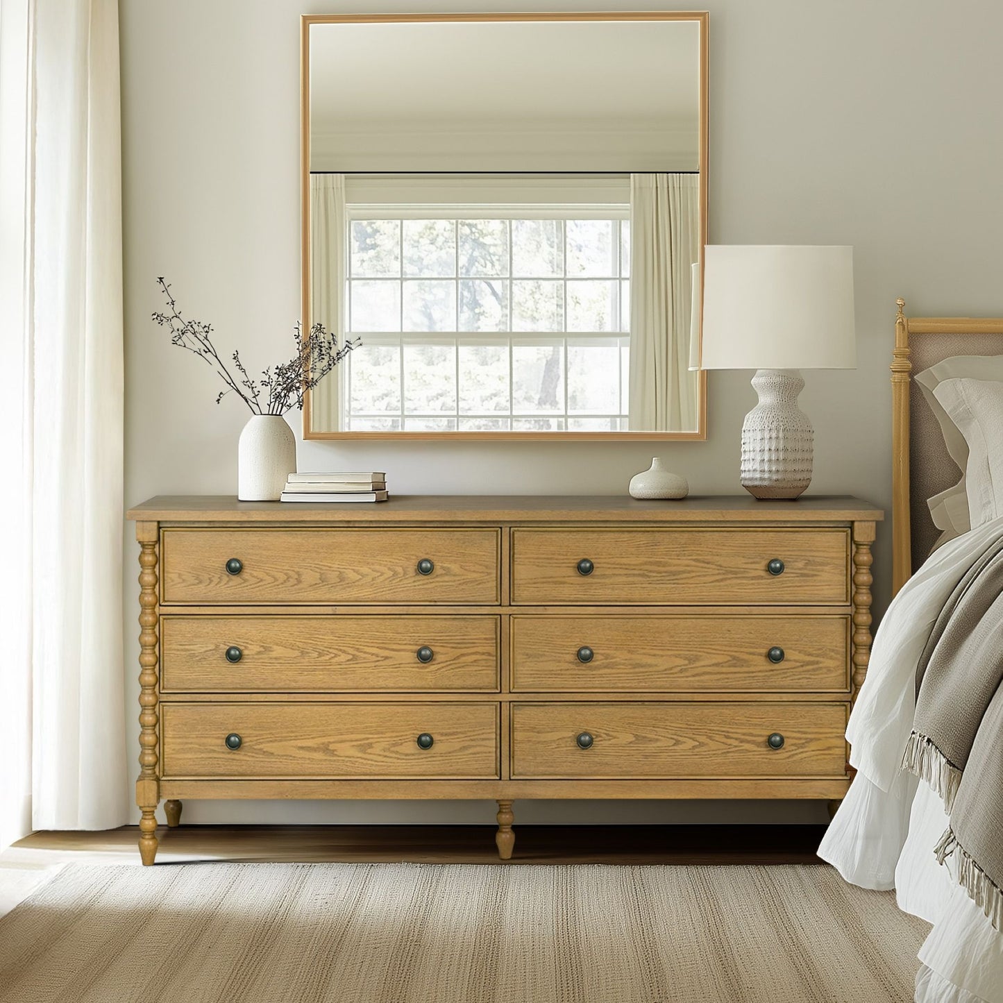 Beckett - Large Dresser - Natural Madison Park Signature