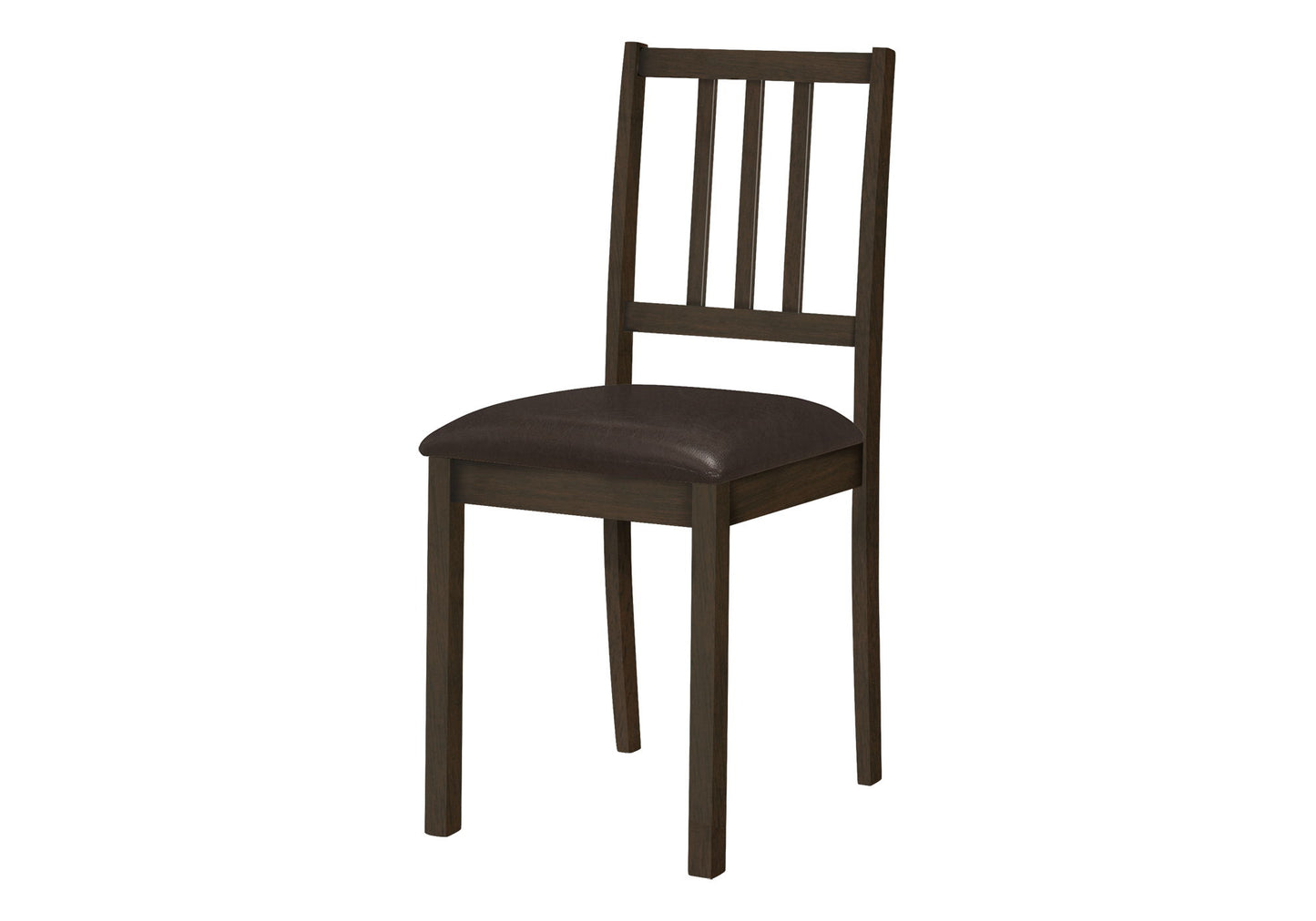 Dining Chair, Side, Upholstered For Dining Room, Transitional (Set of 2) - Brown 8th Street