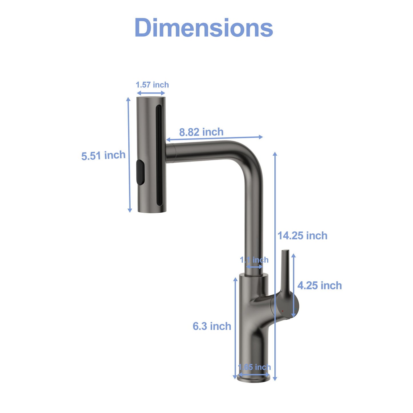 360° Pull Down Kitchen Faucet With 4 Spray Modes Daily Nest