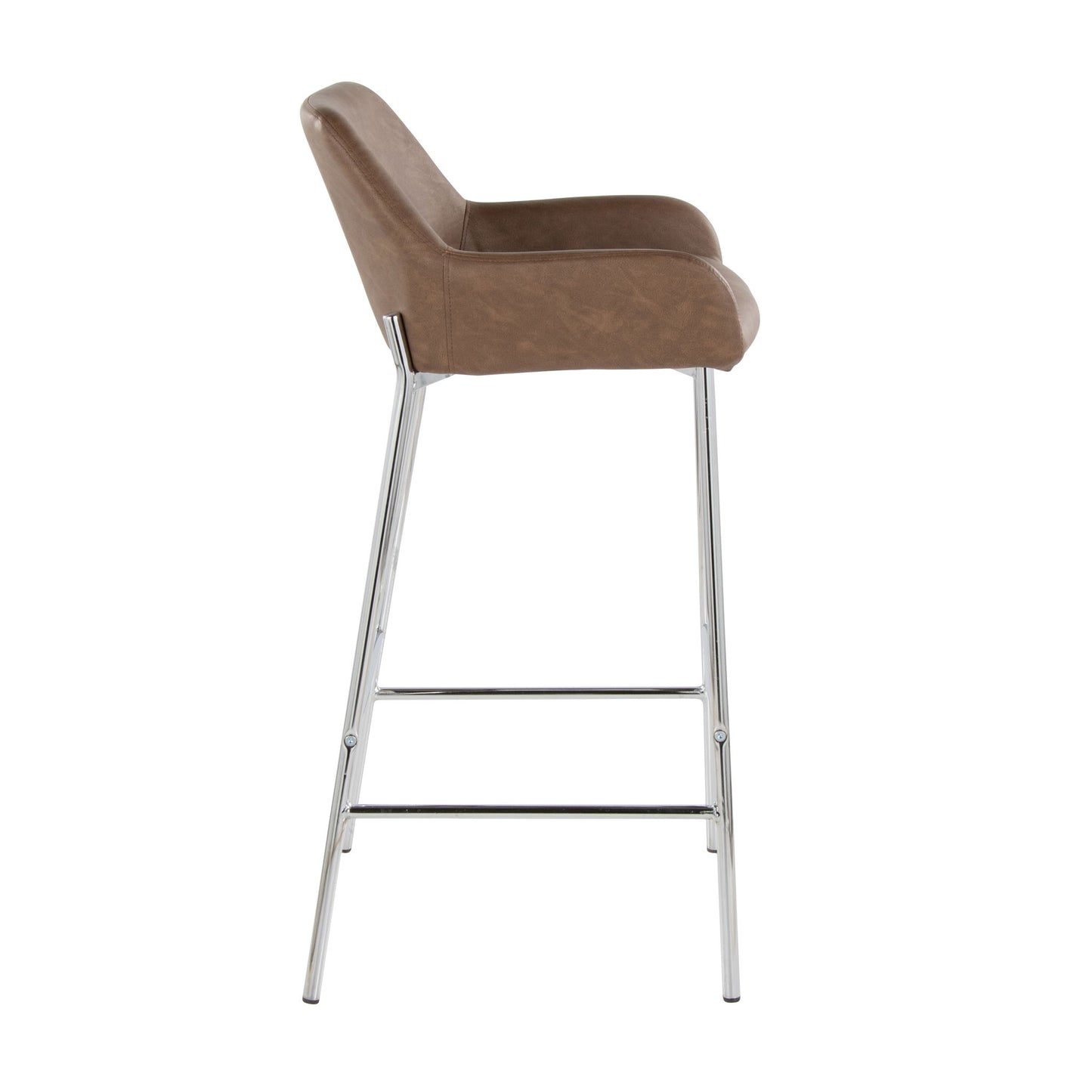 Daniella - Contemporary Fixed Height Barstool (Set of 2) Lumi Source