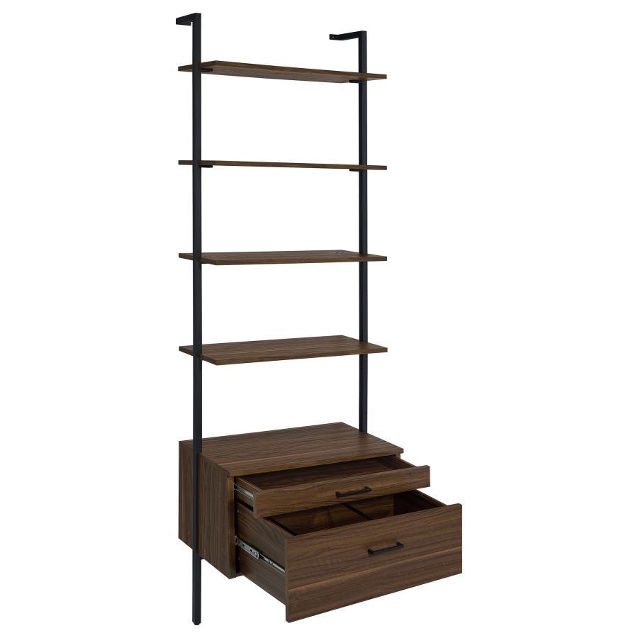 Owens - 3 Piece Wall Mounted Bookshelf Set - Walnut Coaster Fine Furniture